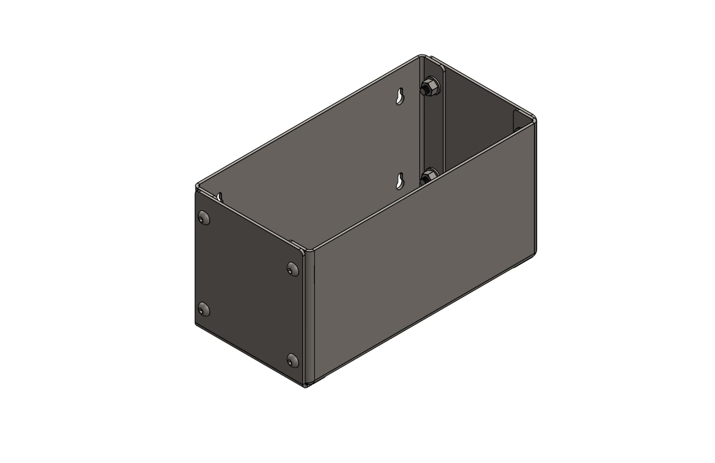Chelsea Wall Planter - Steel Oblong design 300mm x 150mm x 150mm