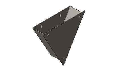 Chelsea Wall Planter - Steel  Triangular design 300 x 100 x 330