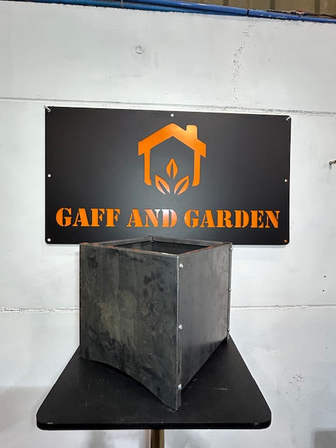 Chelsea Planter - Steel Square design 500mm x 500mm x 500mm – Gaff and ...